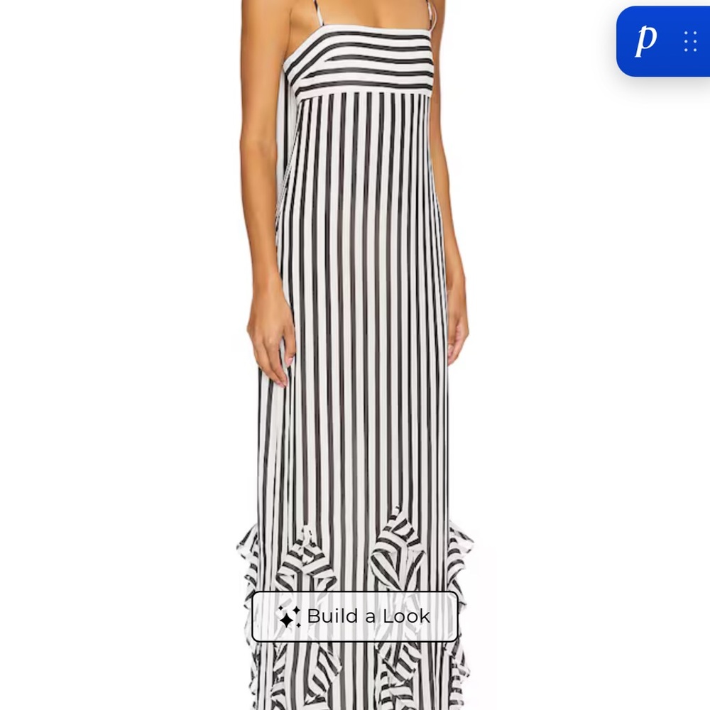 House of Harlow 1960 Black and White Strapless Dress - Picture 2 of 8